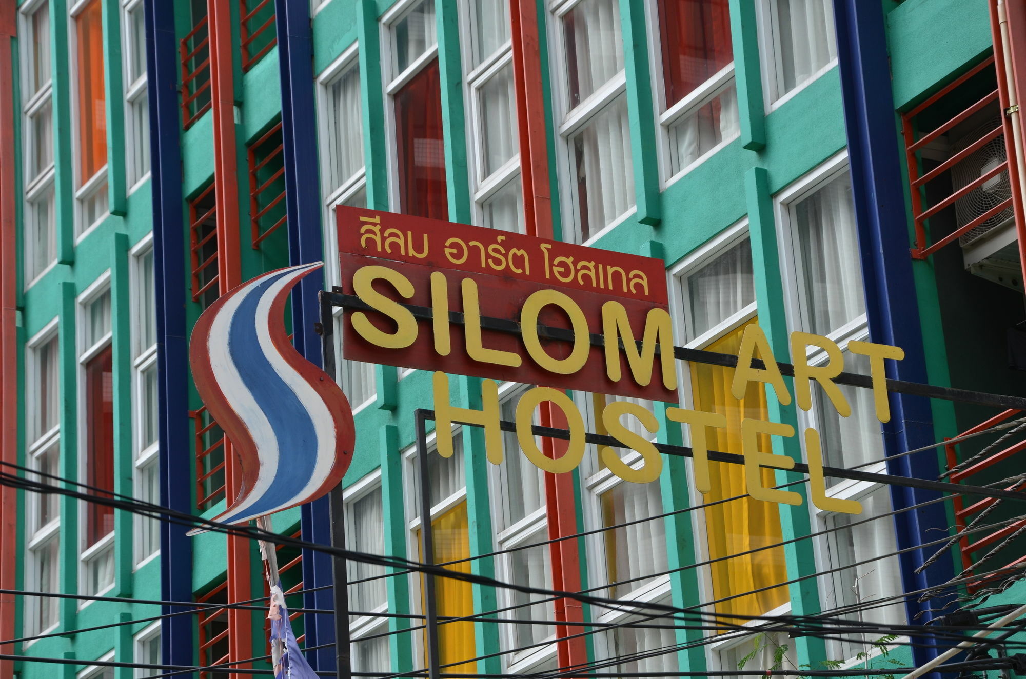 Silom Art Hostel Bangkok Esterno foto